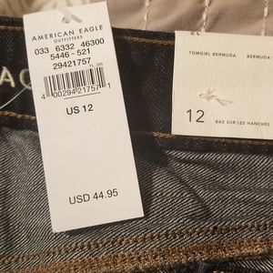 NWT American Eagle Bermuda blue Jean shorts